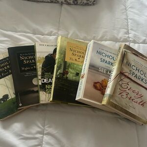 6 nicholas spark books